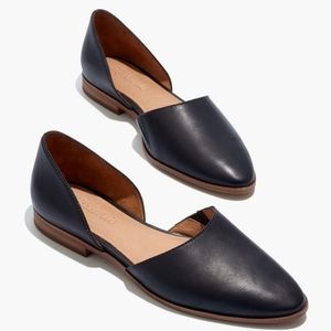 Madewell D'Orsay Black Flats